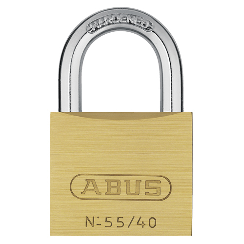 ABUS SOLID BRASS PADLOCK 55/40 KA 5405 (KEYED ALIKE)