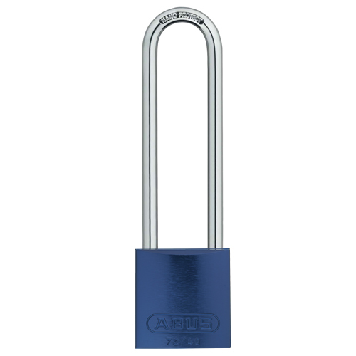 ALUMINUM LOCK 72/40HB100 4"  BLUE (KEYED ALIKE)