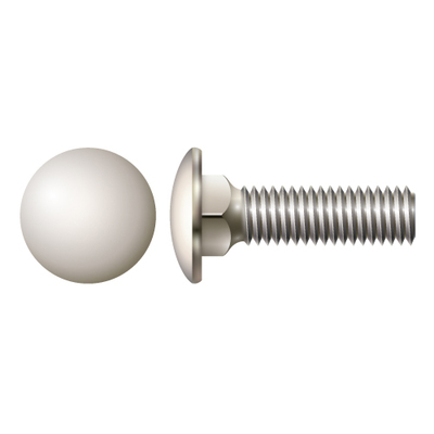 3/8"-16 X 5" CARRIAGE BOLT - 18-8 STAINLESS