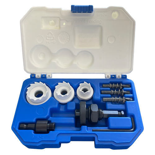 12 PC ELECTRICIAN CARBIDE HOLE CUTTER KIT