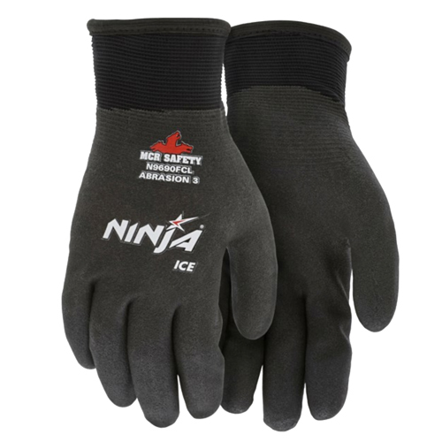 NINJA ICE 15 GAUGE BLACK NYLON FULLY COATED WITH HPT ACRYLIC TERRY INTERIOR<p>MEDIUM</p>