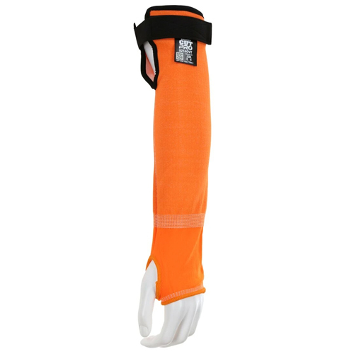 MCR SAFETY CUTPRO® SLEEVES -14 INCH- 13 GAUGE HYPERMAX® HPPE FABRIC - HI-VISIBILITY ORANGE