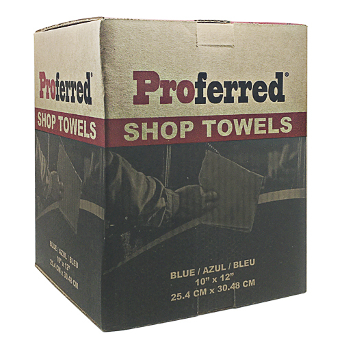 PROFERRED SHOP TOWELS 10" x 12" (200 SHEETS)