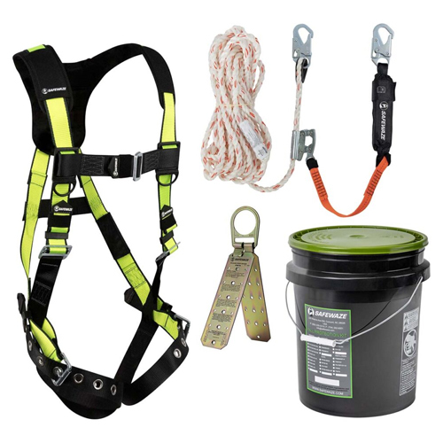 PRO BUCKET ROOF KIT: FS185-L/XL HARNESS, 018-7005 VLL, FS870 ANCHOR