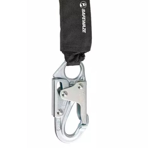 SAFEWAZE LATITUDE 6' SINGLE WEB SRL: CARABINER, SNAP HOOK