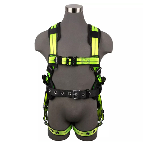 SAFEWAZE PRO CONSTRUCTION HARNESS: 3D, QC CHEST, TB LEGS<p>LARGE</p>