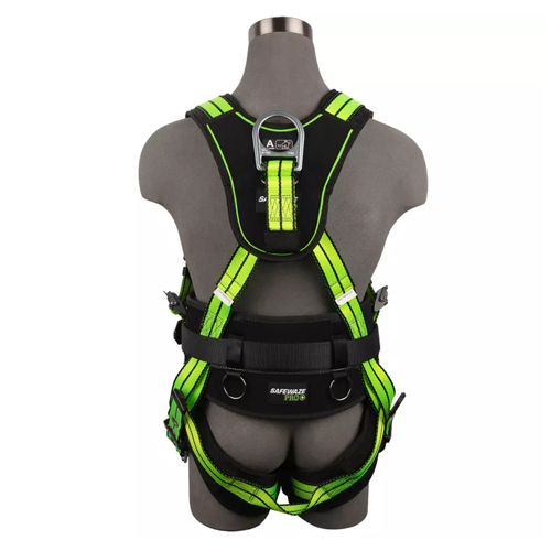 SAFEWAZE PRO CONSTRUCTION HARNESS: 3D, QC CHEST, TB LEGS<p>LARGE</p>