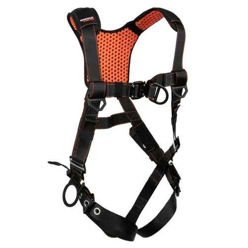 SAFEWAZE V-SELECT FULL BODY HARNESS: 3D, QC CHEST, FD, TB LEGS (M/L)