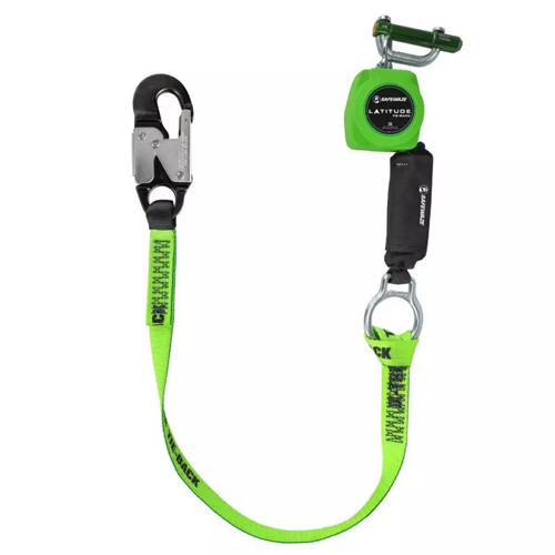 LATITUDE TIE-BACK 6' SINGLE WEB SRL-P: 9013, 37? SL TIE-BACK, ALU SNAP HOOK