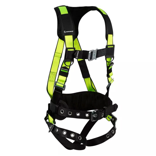 SAFEWAZE PRO CONSTRUCTION HARNESS: 1D, QC CHEST, TB LEGS <p>X-SMALL</p>