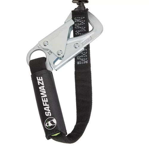 SAFEWAZE LATITUDE HD 7' SINGLE WEB SRL: CARABINER, SNAP HOOK