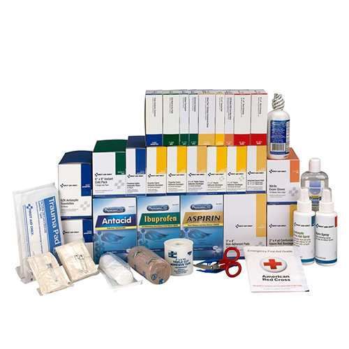 4 SHELF FIRST AID REFILL WITH MEDICATIONS