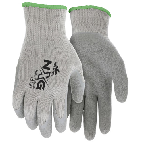 NXG GLOVES, 10 GAUGE COTTON POLYESTER SHELL LATEX COATED PALM & FINGERTIPS<p>CUT LEVEL A2</p>X-LARGE