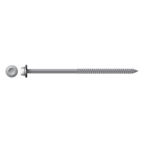 #14 X 1-1/2" HEX WASHER HEAD TAPPING SCREW TYPE A ZINC