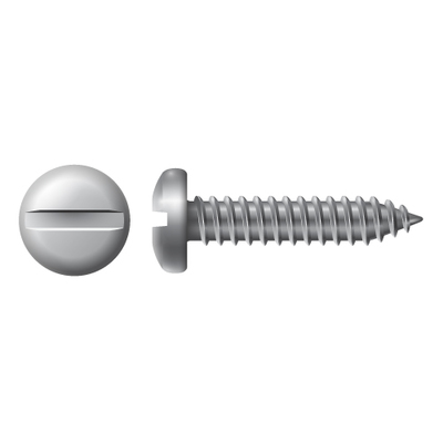 #6 X 3/4" PAN SLOT TAPPING SCREW - ZINC