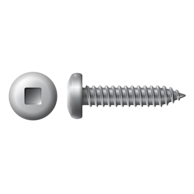 #8 X 3/8" PAN SQUARE TAPPING SCREW - ZINC