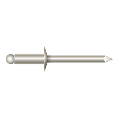 3/16" STAINLESS/STAINLESS DOME HEAD RIVET .062-.125