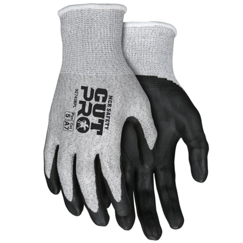 13 GUAGE HYPERMAX BI-POLYMER PALM COATED GLOVES ANSI CUT LEVEL 7 <p>LARGE</p>