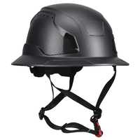 TRAVERSE FULL BRIM VENTED, CLIMBING HELMET WITH MIPS ABS SHELL WITH - BLACK CARBON FIBER
