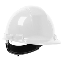 WHISTLER HARD HAT CAP STYLE  NON VENTED CLASS E TYPE 1 WHITE W/ RATCHET