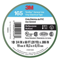 3M TEMFLEX GREEN ELECTRICAL TAPE