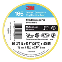 3M TEMFLEX YELLOW ELECTRICAL TAPE