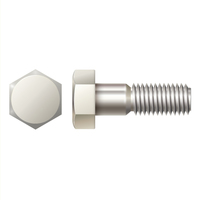 1"-8 X 4-1/2" HEX HEAD BOLT - 18-8 STAINLESS
