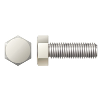 thumbnail image 2 of Lexar Industrial 125pk 5/16-18 X 2” Hex Head Tap Bolt – Full Thread, A307 Zinc Steel 2 of 2