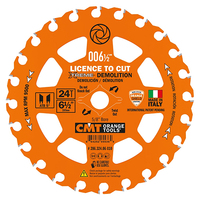 CMT ZERO GRAVITY 6-1/2" X 24T X 5/8" AH CIRCULAR SAW BLADE - FRAMING