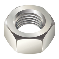 1/2"-13 HEX FINISH NUT - 18-8 STAINLESS