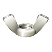 1/4-20 WING NUT - 18-8 STAINLESS"
