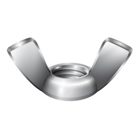 5/16"-18 FORGED WING NUT - ZINC