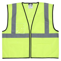 MCR LUMINATOR SERIES HI-VIS REFLECTIVE LIME SAFETY VEST, TYPE 4 CLASS 2 COMPLIANT<p>MEDIUM</p>