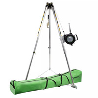 SAFEWAZE 7' ADJUSTABLE TRIPOD KIT, 65' 3-WAY, STORAGE BAG