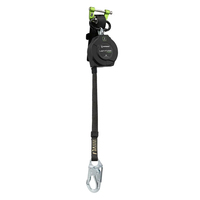 SAFEWAZE LATITUDE 6' SINGLE WEB SRL: CARABINER, ALUMINUM SNAP HOOK CLASS 2