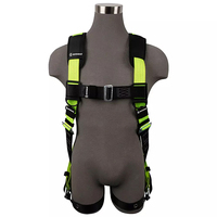 SAFEWAZE PRO REFLECTIVE FULL BODY HARNESS: 1D, MB CHEST, TB LEGS <p>L/XL</p>