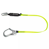 SAFEWAZE PRO 6'  ENERGY ABSORBING LANYARD: REBAR HOOK