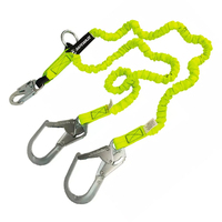 PRO 6' ENERGY ABSORBING LANYARD: DUAL LEG, O-RING REBAR HOOK