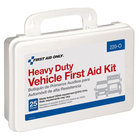 25 PERSON VEHICLE FIRST AID KIT, PLASTIC CASE OSHA APPROVED