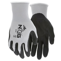 SAFETY GRAY NXG BLACK NITRILE FOAM COATED PALM<p>LARGE</p>