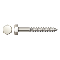 3/8" X 6” HEX HEAD LAG SCREW - 304 STAINLESS