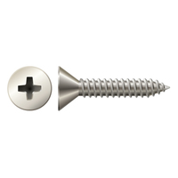 #6 X 1/2" FLAT PHIL TAPPING SCREW 18-8 STAINLESS
