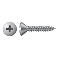 #12 X 1/2" OVAL PHIL TAPPING SCREW - ZINC