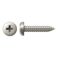 #10 X 3/8” PAN HEAD PHILLIPS DRIVE TAPPING SCREW - 18-8 STAINLESS