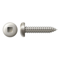 #8 X 1-1/2” PAN HEAD SQUARE DRIVE TAPPING SCREW – 18-8 STAINLESS