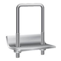 2-7/16" X 3-1/4" U-BOLT BEAM CLAMP FOR LONG CHANNEL