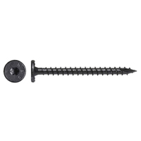#15 X 3 WAFER HEAD T-30 TORX CONSTRUCTION LAG TYPE 17 W/BLACK COATING<p>25 PC BUCKET</p>