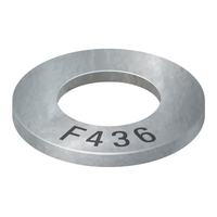 1" F436 FLAT WASHER HOT DIPPED<p>GALVANIZED</p>