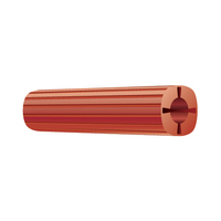 #7 X 1 1/2 RED FLUTED PLASTIC ANCHOR