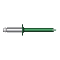 1/8 STEEL/STEEL.126-.187 COOL LEAF GREEN RIVET